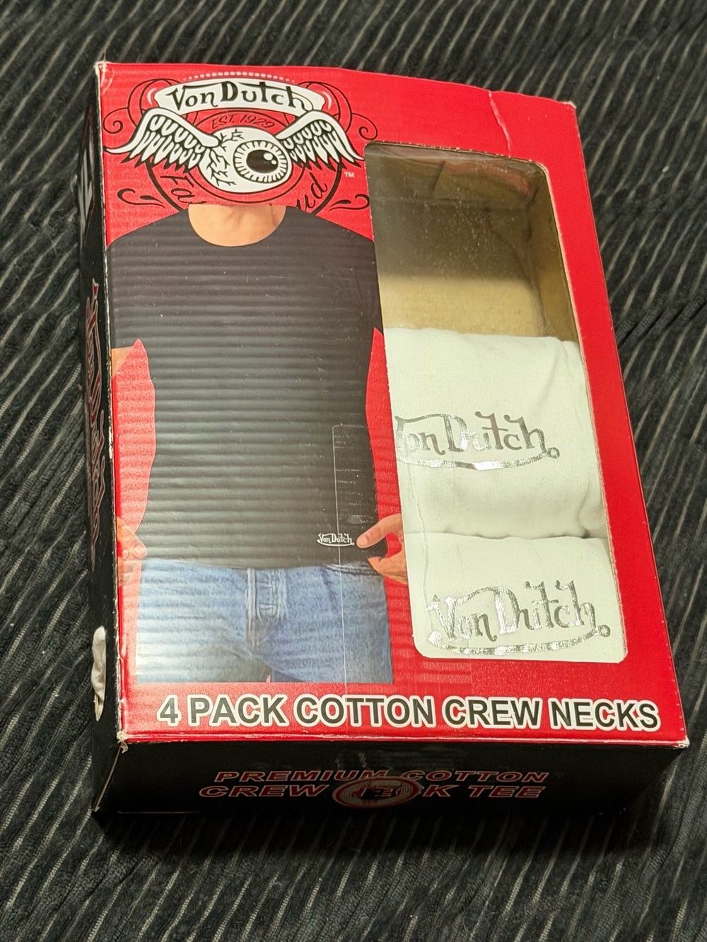 Von Dutch 2-Pack Cotton Crew Necks - White